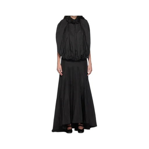 Ruffled Round Neck Dress