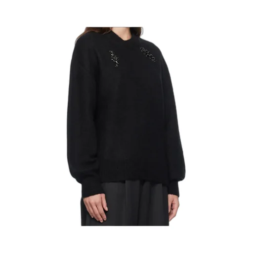 Embellished Crystal Sweater