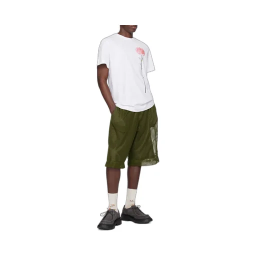 Carnation-Print Short-Sleeve T-Shirt