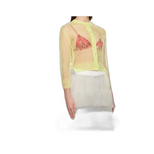 Round-Neck Knitted Cardigan