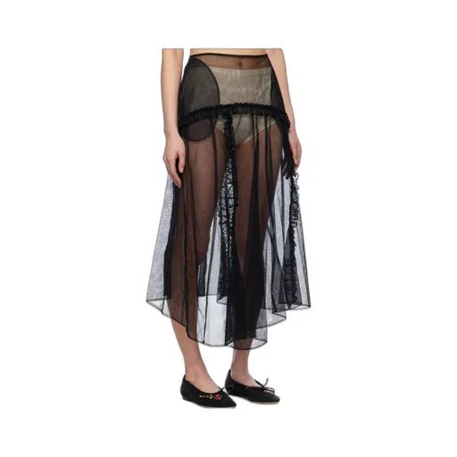 Translucent Ruffled Skirt