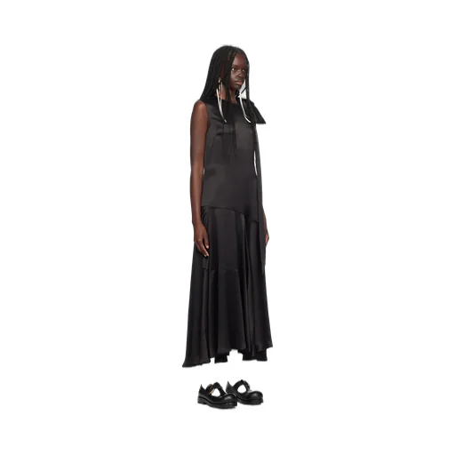 Bow Straight Mid-Length Dress