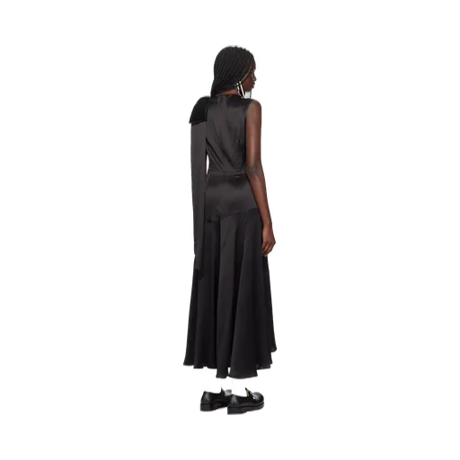 Bow Straight Mid-Length Dress