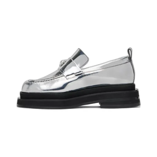 Artificial Pearl Detail Loafers