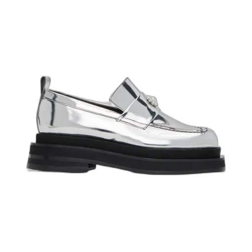 Artificial Pearl Detail Loafers