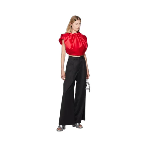 Furry Welt Pocket Trousers