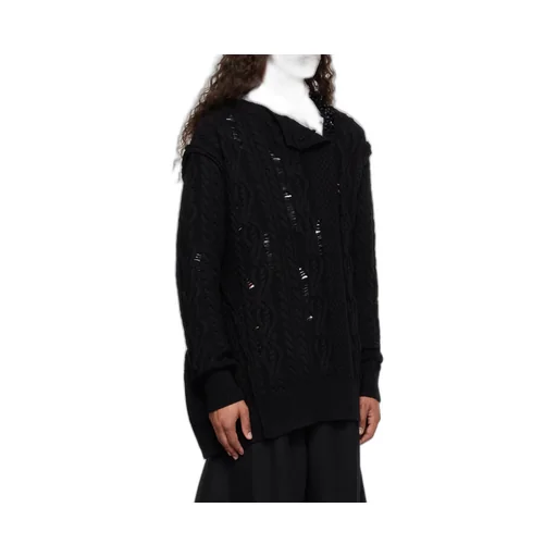 Bead-Embellished Merino Jumper