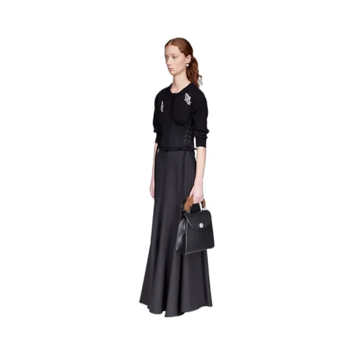 Bias-Cut Maxi Skirt