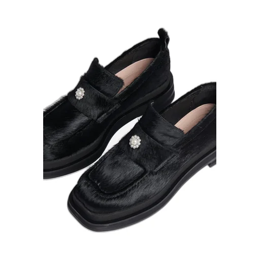 Heart Toe Flat Loafers