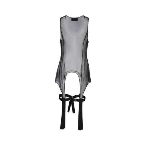 Mesh Zip-Up Bodysuit