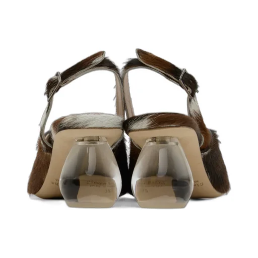 Pointed Slingback High-Heeled Sandals
