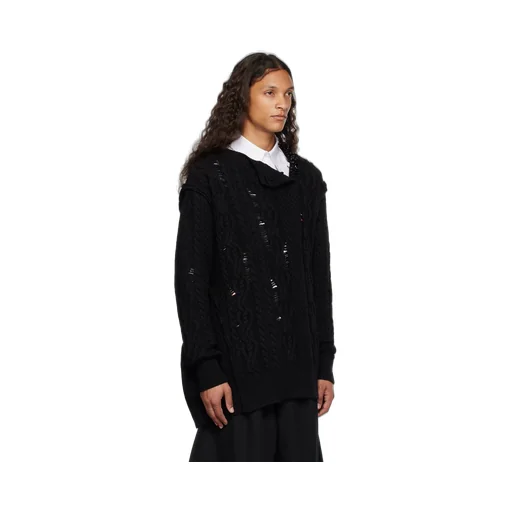 Bead-Embellished Merino Jumper