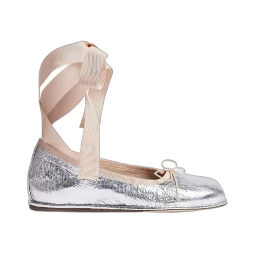 Ribbon Bow Ballet Shoes