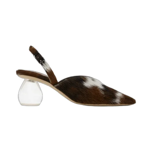 Pointed Slingback High-Heeled Sandals