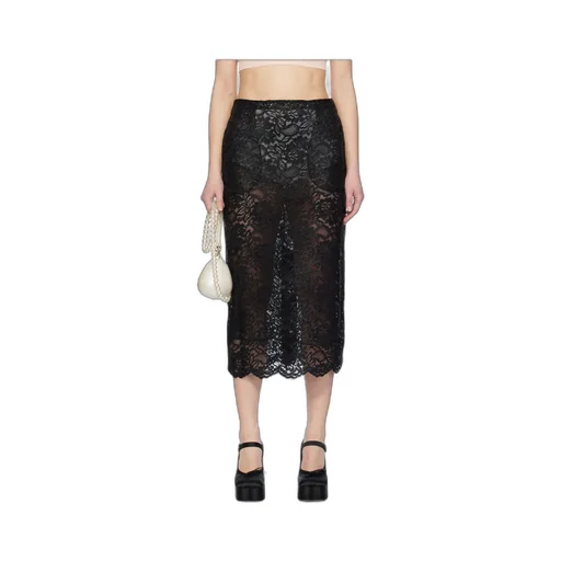 Corded Lace Pencil Skirt