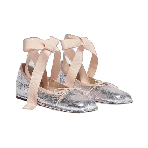 Ribbon Bow Ballet Shoes