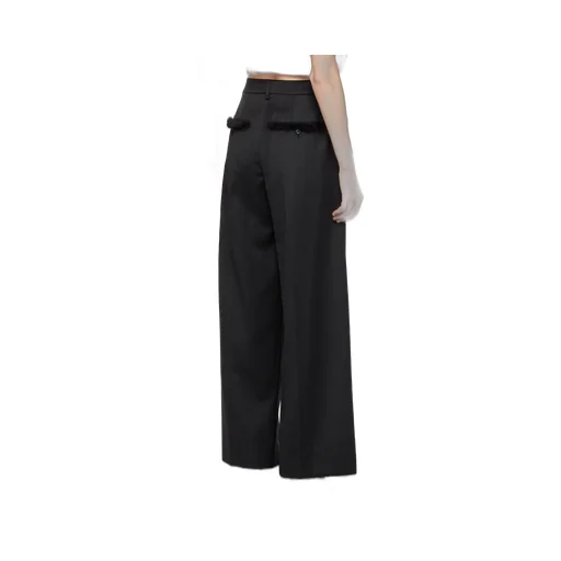 Furry Welt Pocket Trousers