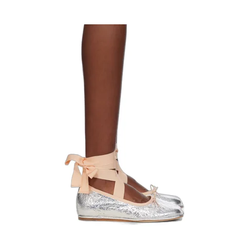 Ribbon Bow Ballet Shoes