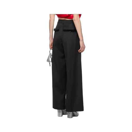 Furry Welt Pocket Trousers