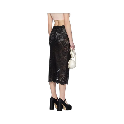 Corded Lace Pencil Skirt