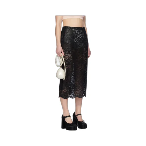 Corded Lace Pencil Skirt