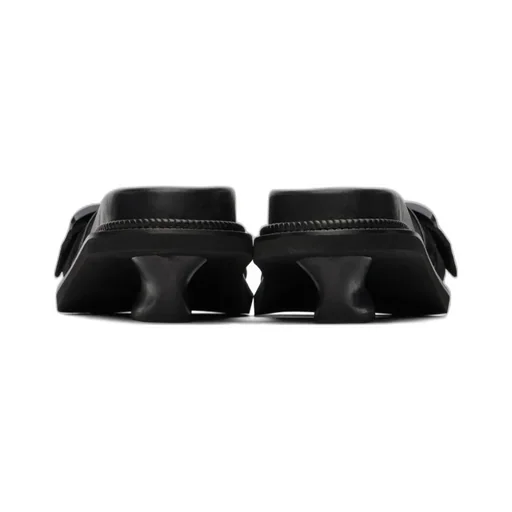 Open-Toe Leather Mules