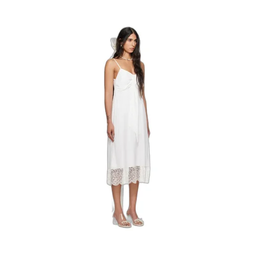 Front Bow Suspender Dress