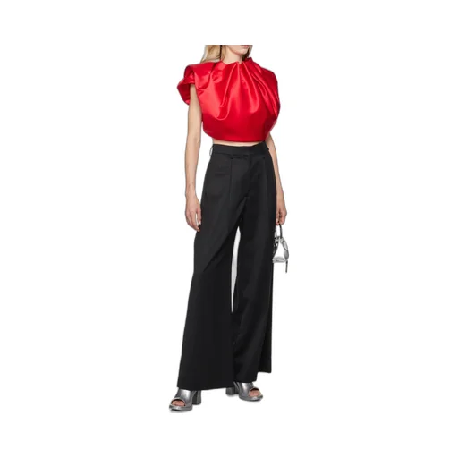 Furry Welt Pocket Trousers
