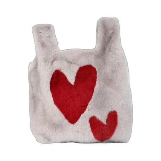Furrh1 Heart-Shaped Handbag