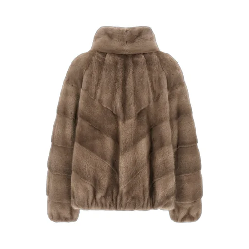Herringbone Mink Jacket