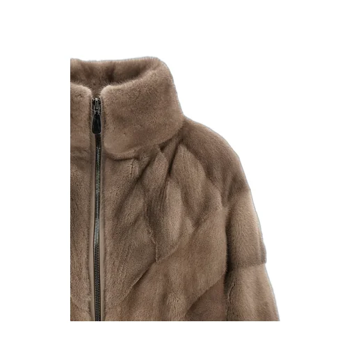 Herringbone Mink Jacket