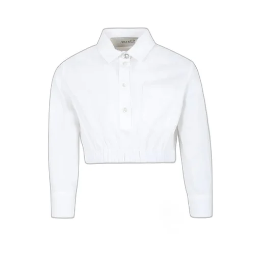 Button-Up Cropped Shirt