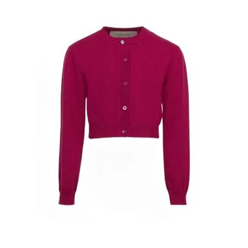 Long-Sleeved Knitted Cardigan