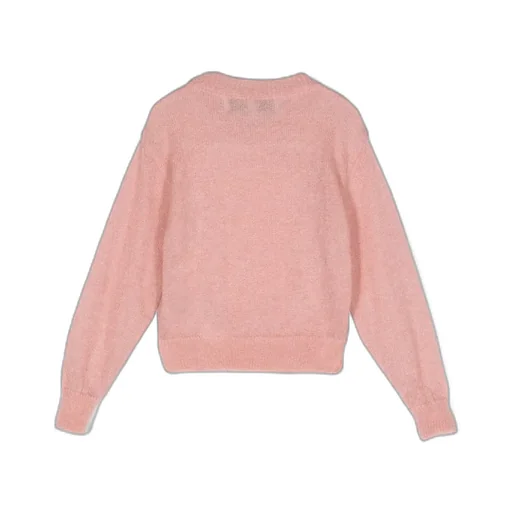 Rhinestone-Embellished Crew-Neck Jumper
