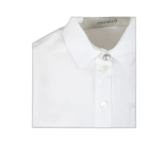 Button-Up Cropped Shirt