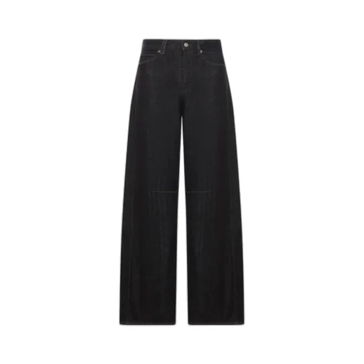 Wide-Leg Cotton Jeans