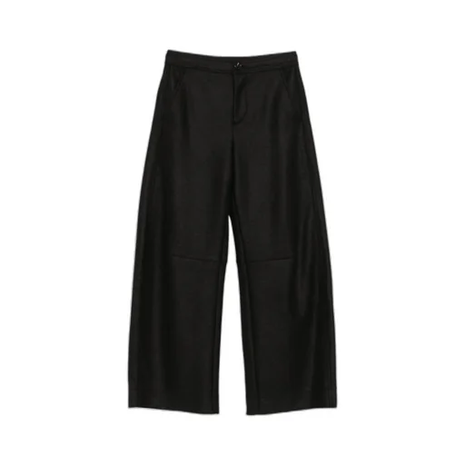 Wide-Leg Casual Trousers
