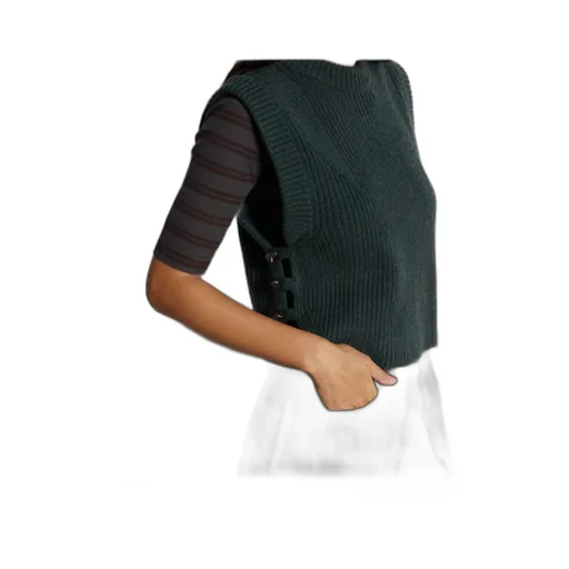 Ribbed Sleeveless Sweater