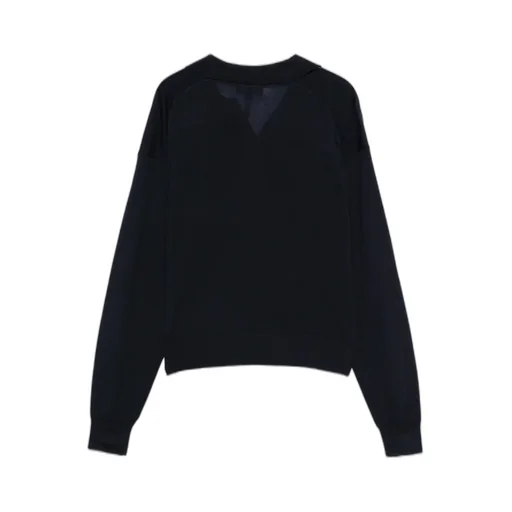 Collar Long-Sleeve Top
