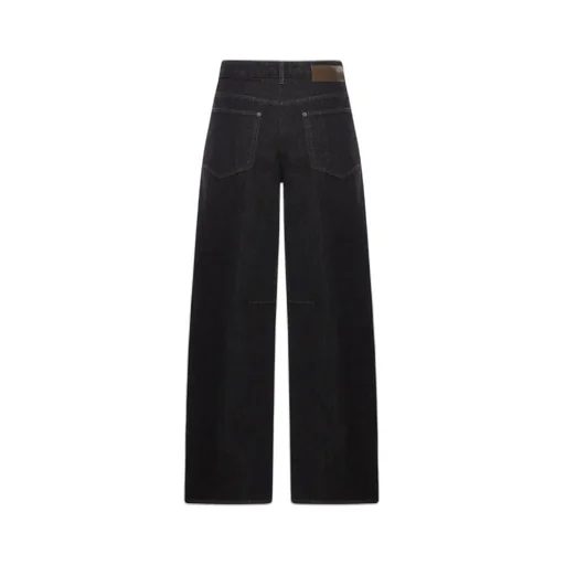 Wide-Leg Cotton Jeans