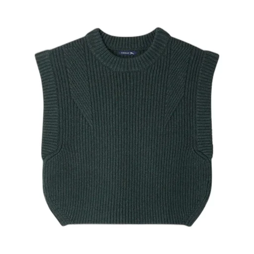 Ribbed Sleeveless Sweater