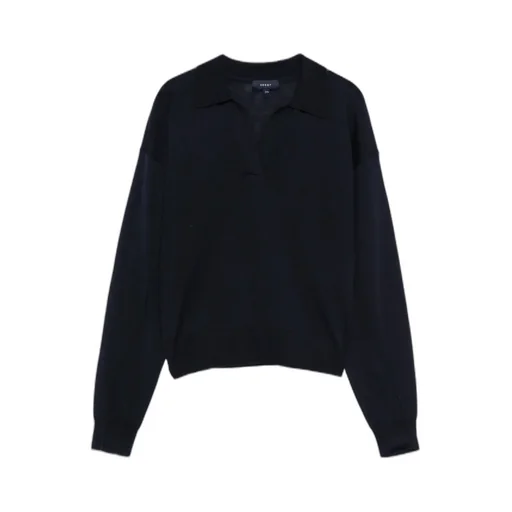 Collar Long-Sleeve Top
