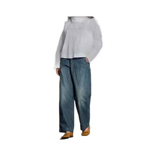 Straight Embroidered Cotton Shirt