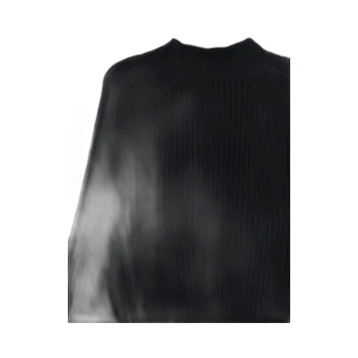 Oversized High-Neck Merino Wool Sweater