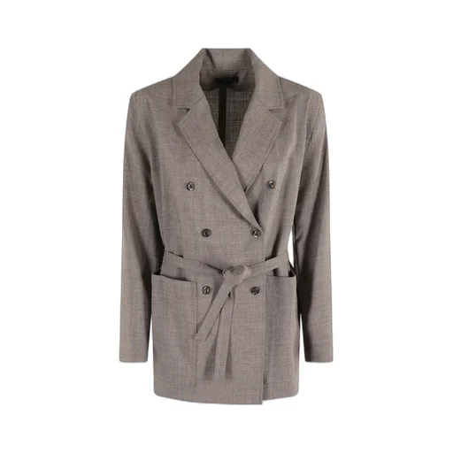 Drew Belted Wool Jacket