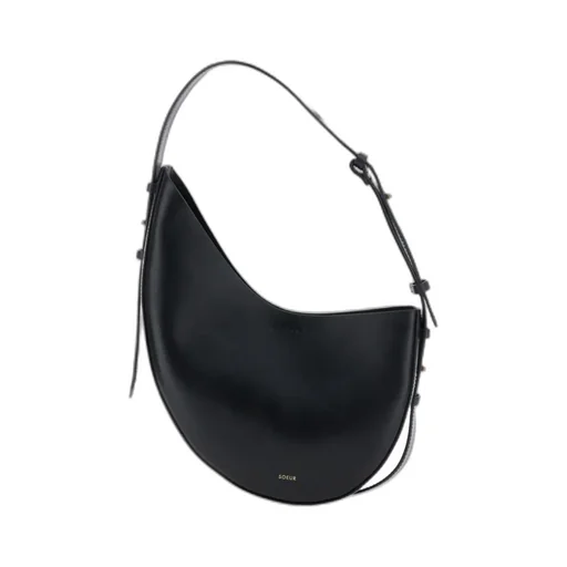 Wino Crescent Sheepskin Shoulder Bag
