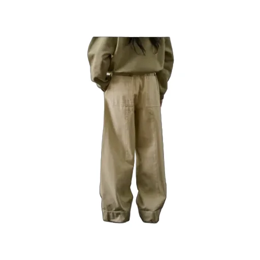 Wide-Leg Casual Pants