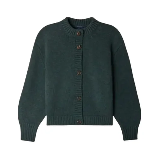 Leonard Button-Front Merino-Wool Cardigan