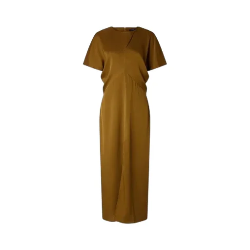 Short Sleeve Drape Dress