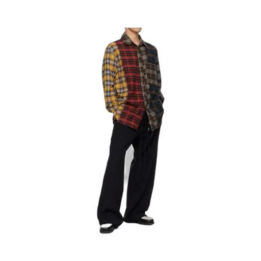 Wide-Leg Gabardine Track Pants